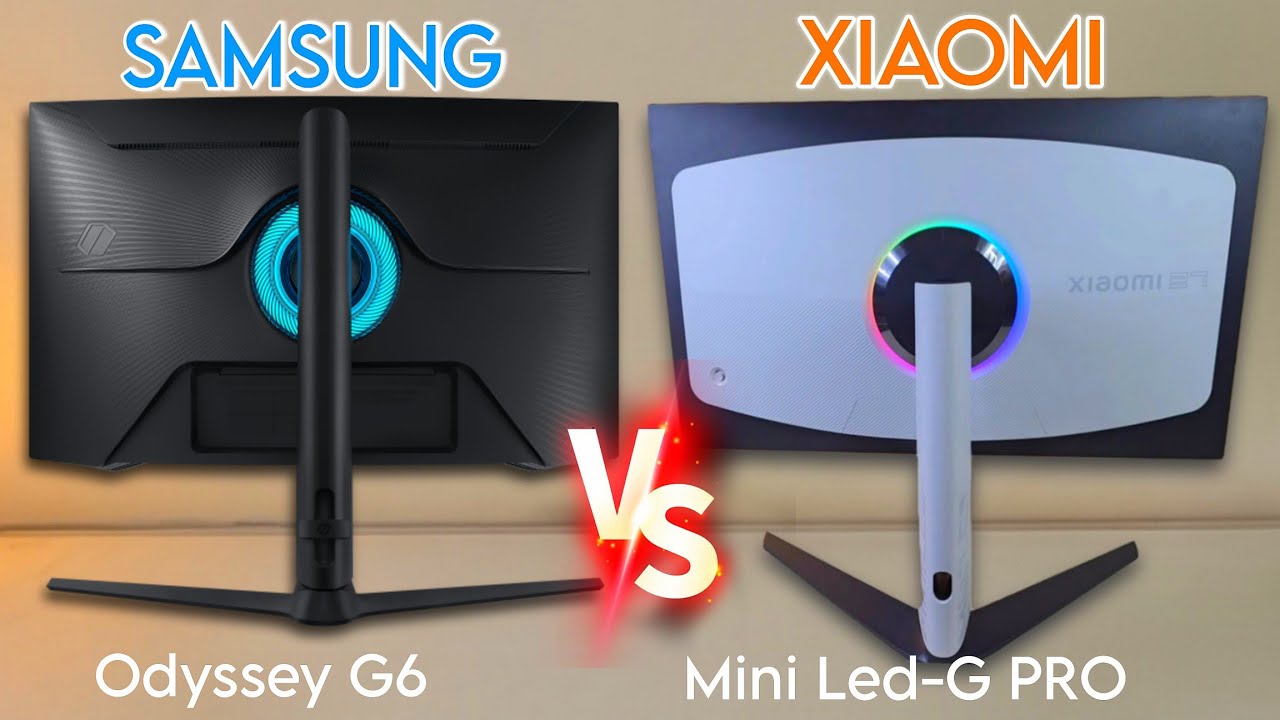 Monitor Samsung Odyssey G6 vs Xiaomi 27 G PRO Mini led 🤯🔥