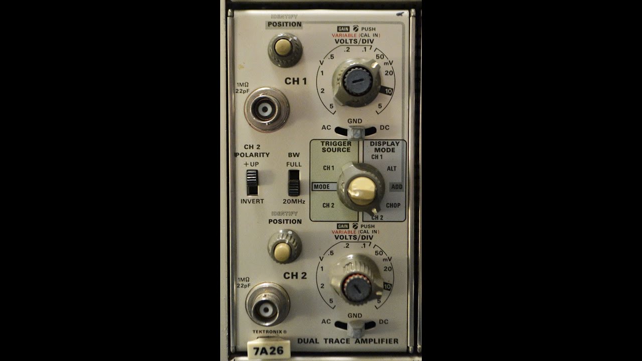 Tektronix 7A26 Repair