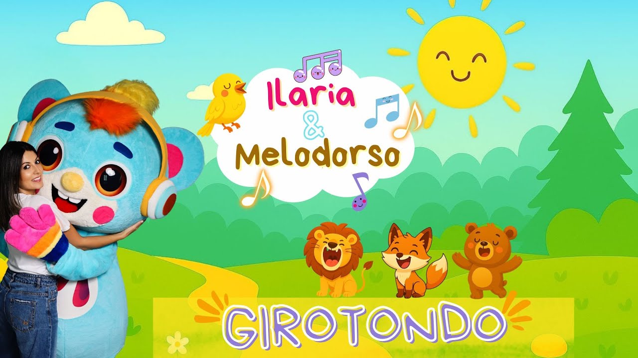 GIROTONDO 🎶 | Baby Dance per Bambini con Ilaria & Melodorso 🌈