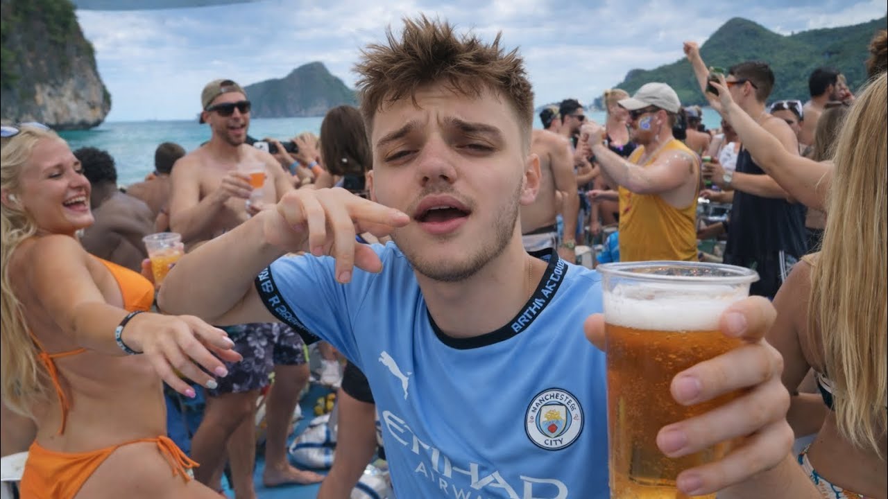 I Got BLACKOUT Drunk on a Boat Party in Kho Phi Phi!