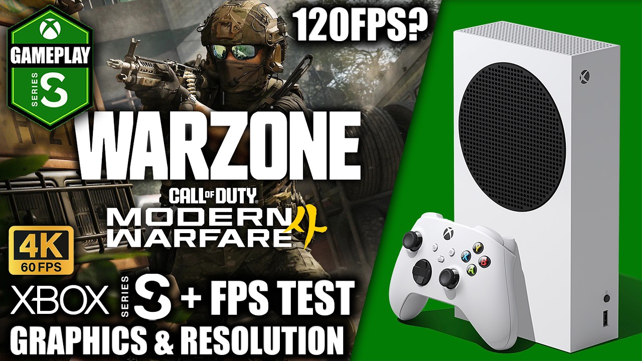 COD MW4: Warzone Beta - Xbox Series S Gameplay + FPS Test