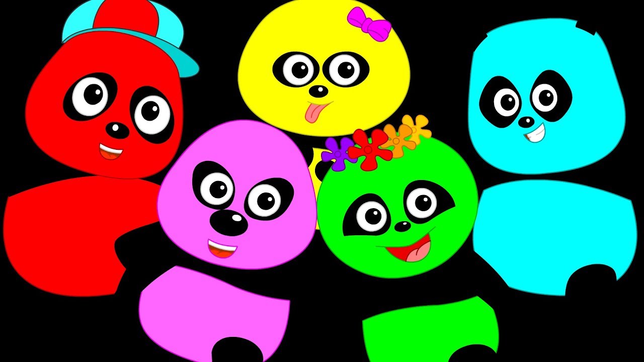 Five Little Pandas | Nursery Rhymes | Kids Songs | Baby Rhymes | Childrens Videos