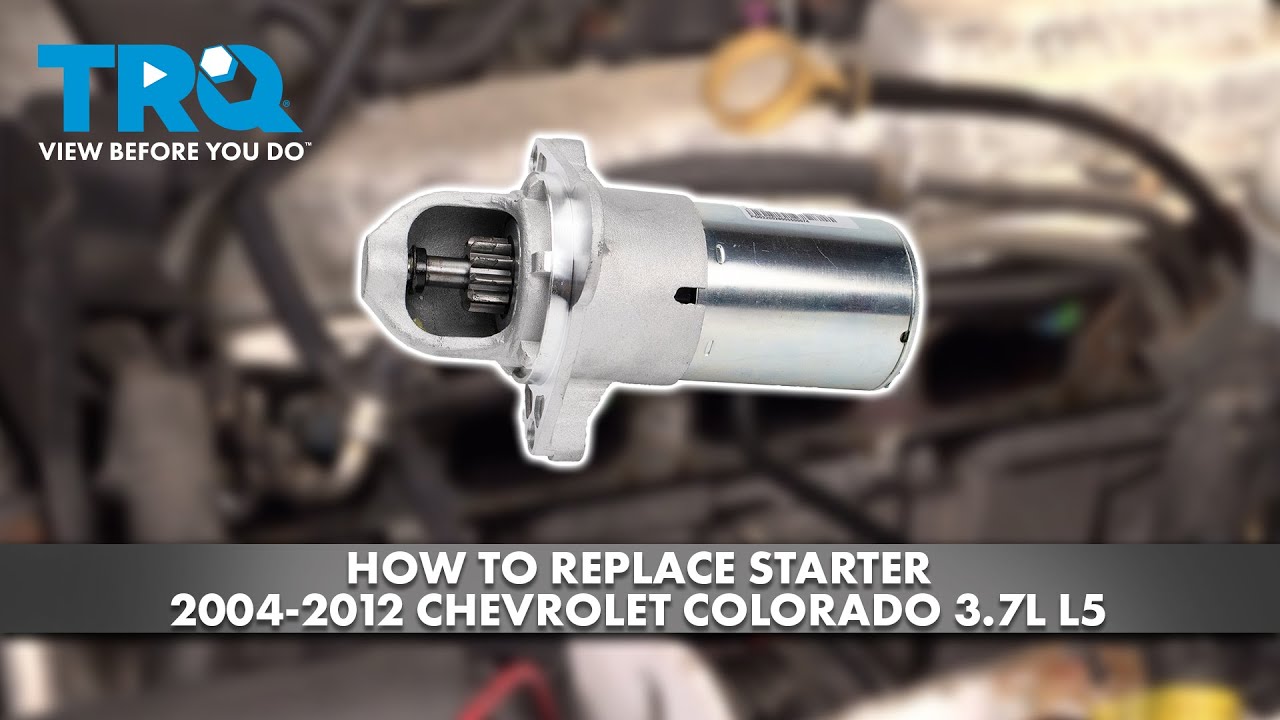 How to Replace Starter 2004-2012 Chevrolet Colorado 3.7L L5