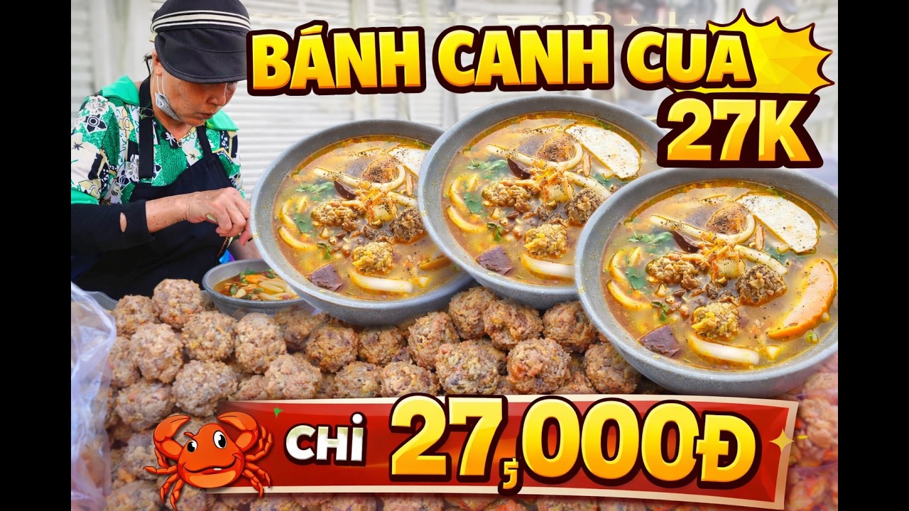 Xí Quách 10k tô, bánh canh cua chả 27k Sài Gòn còn sót lại chỗ này giá bình dân đến vậy