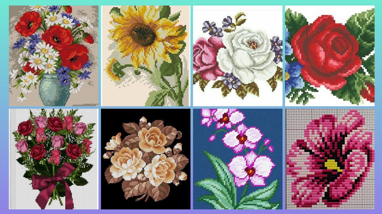 #1 Самые красивые и уникальные новые схемы для вышивки крестом на все случаи жизни #ДизайнВышивки...