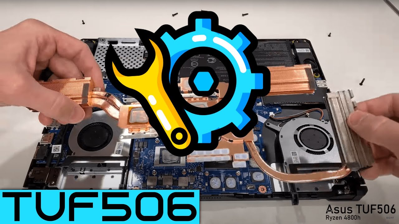 Asus TUF 506 Repaste (Ryzen 4800H inside)