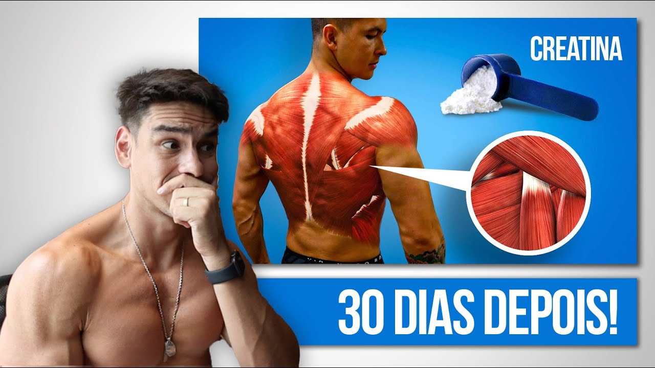 O que acontece com seu CORPO tomando CREATINA por 30 dias?