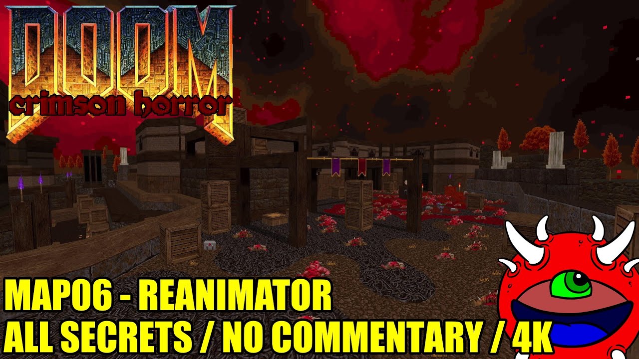 Doom 2: Crimson Horror - MAP06 Reanimator - 100% Secrets