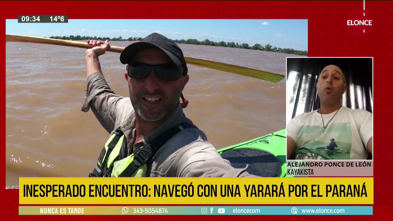 Una yarará se le subió a su kayak mientras estaba en el río: “Fue fascinante”