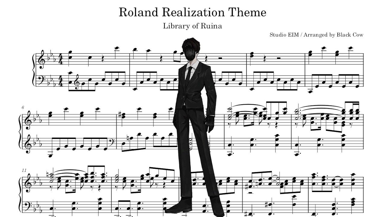 [Library of Ruina] Roland Realization Theme (Piano Arrange & Sheet)