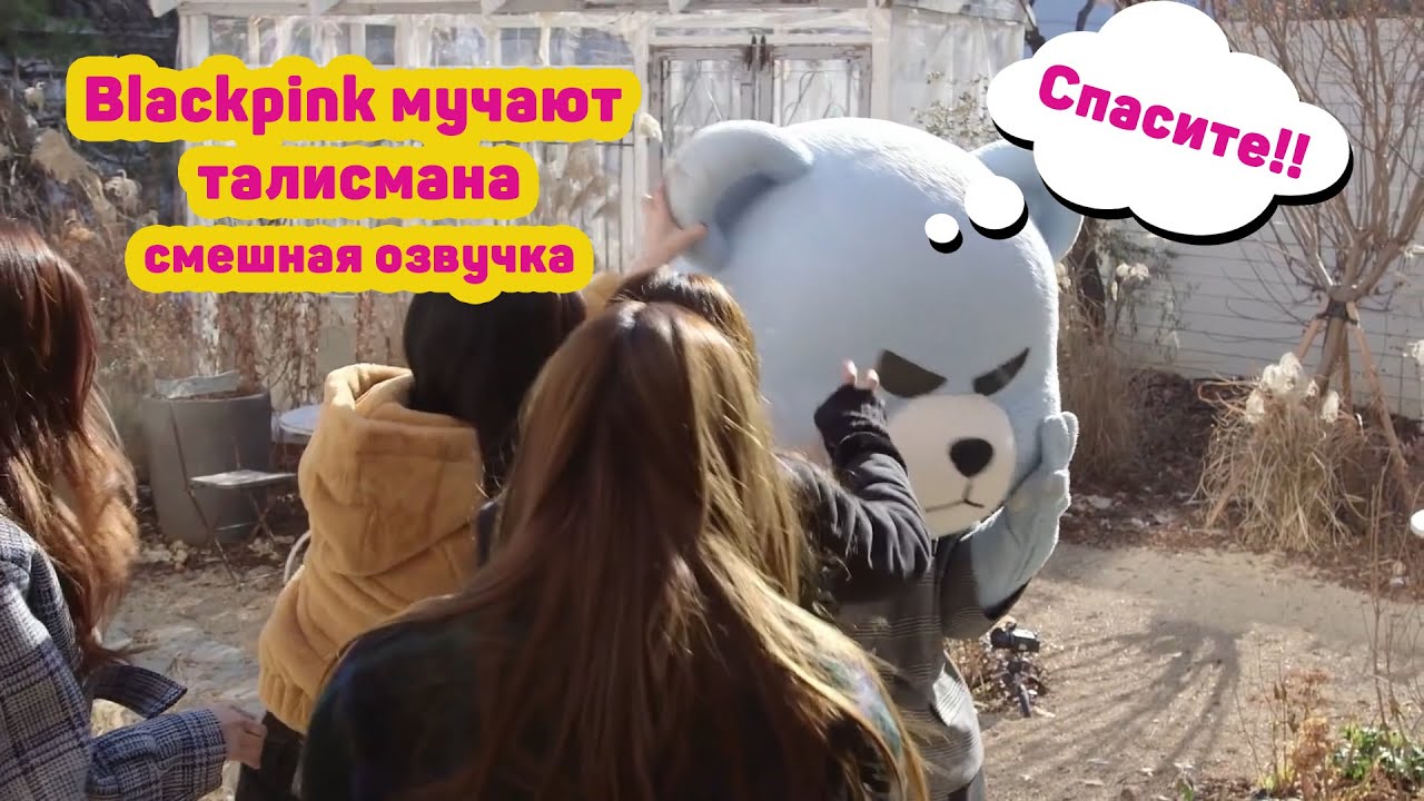 BLACKPINK  замучали мишку смешная озвучка