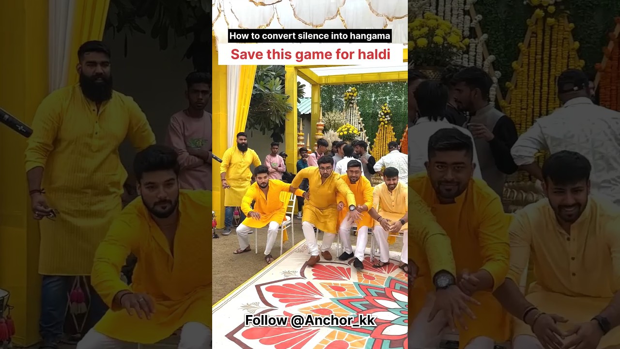 haldi game #haldiceremony #haldigame #wedding #bestanchoring #funny #haldifunction #games #anchor