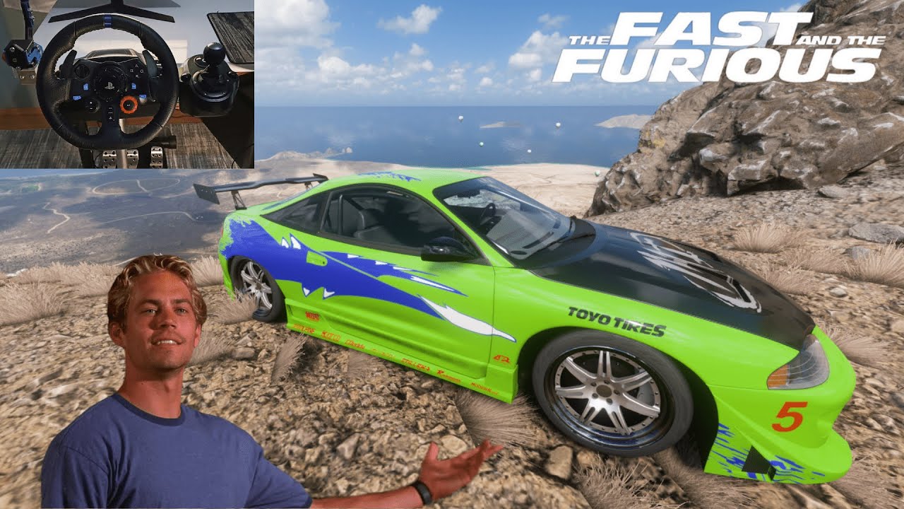 Rebuilding Mitsubishi Eclipse (Brian O'Conner - Fast & Furious) - Forza Horizon 5 - Logitech G29