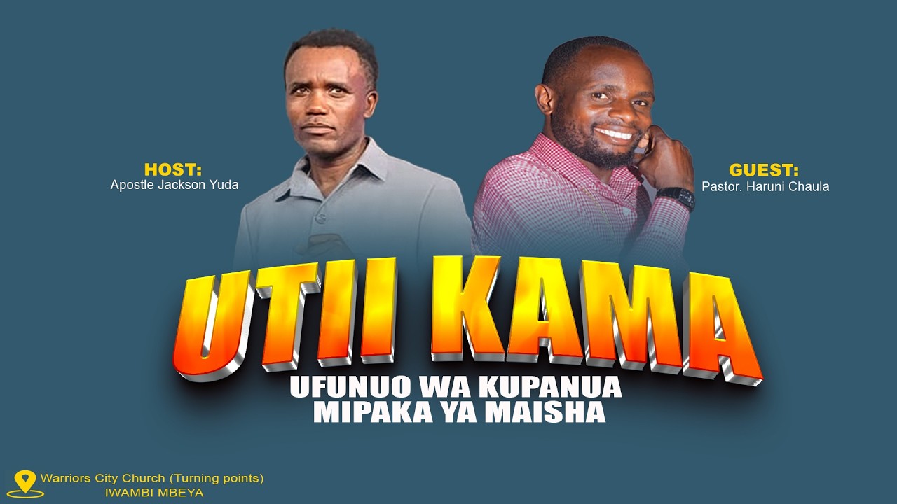 #LIVE: SOMO: UTII KAMA UFUNUO WA KUPANUA MIPAKA YA MAISHA.