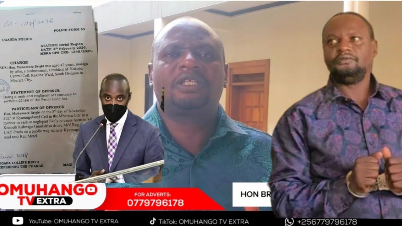 I Was Abducted by SFC–Hon. Bright Muhumuza Speaks Out After Bail Release,names key figures behind it