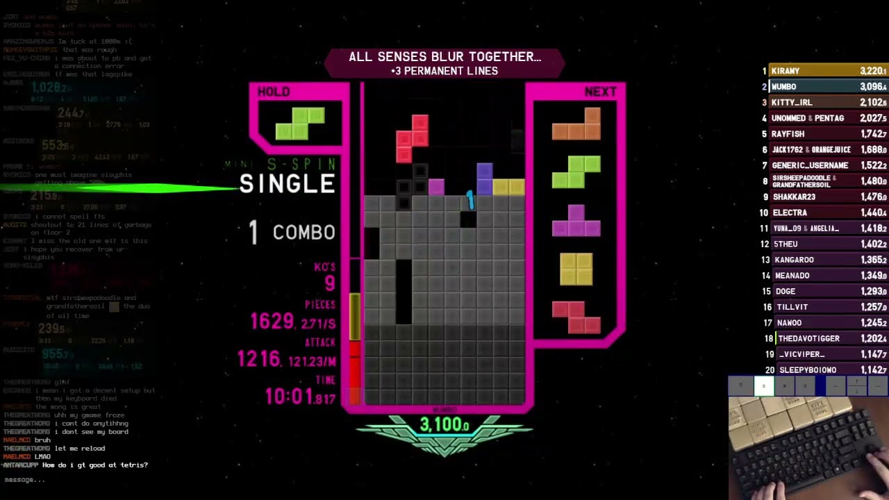 12+ Minute Run on Tetrio 2!
