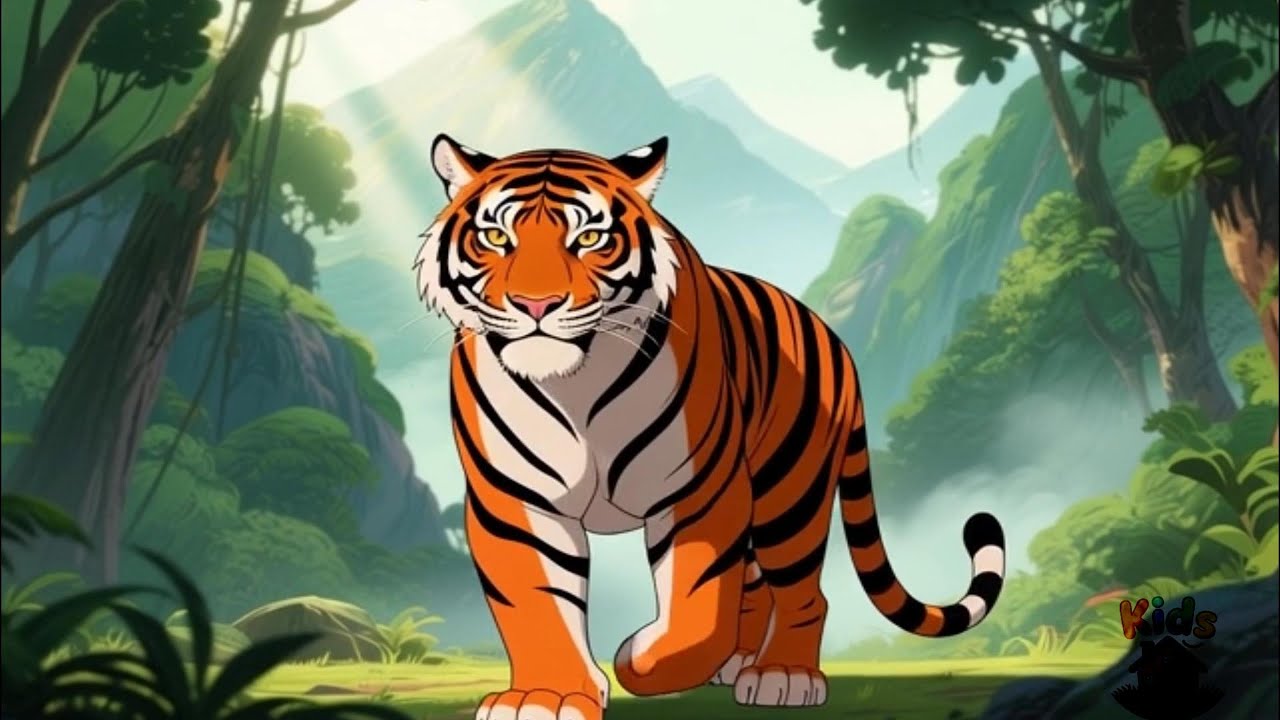 النمر الساذج 🐯 والأرنب الذكي 🐰 |قصص ممتعة للأطفال 🌙 | قصص قبل النوم