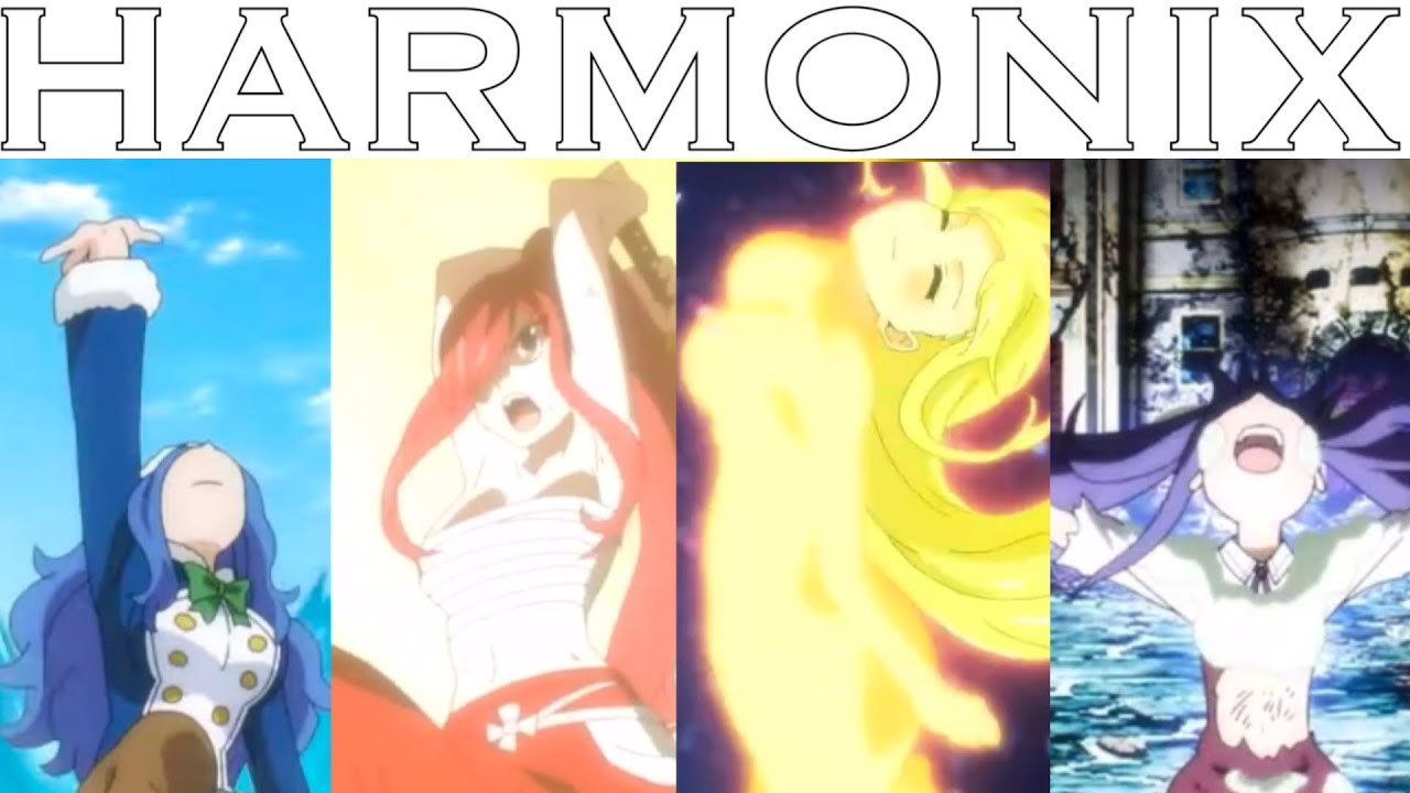 Harmonix || Lucy//Juvia//Wendy//Erza [100 Year Quest] [AMV]