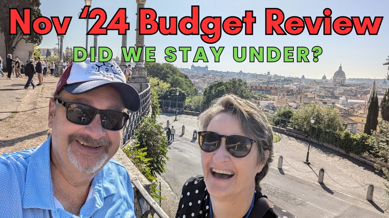 Rome Italy & USA Nov '24 Travel Budget - Did We Stay Under?  🇮🇹 🇺🇸