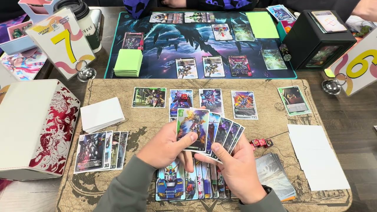 (GD03) GW Wing Zero Dynames vs RW NeoZeon Ping - Gundam Locals POV
