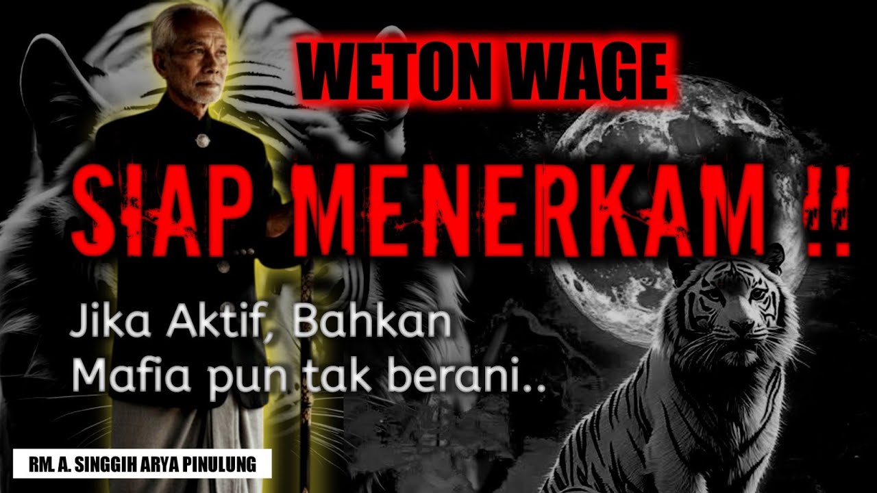 SIAPA YANG BERANI ?? Telah aktif Khodam Macan Putih Sakti yang Mengawalmu Sejak Lahir | Weton Wage