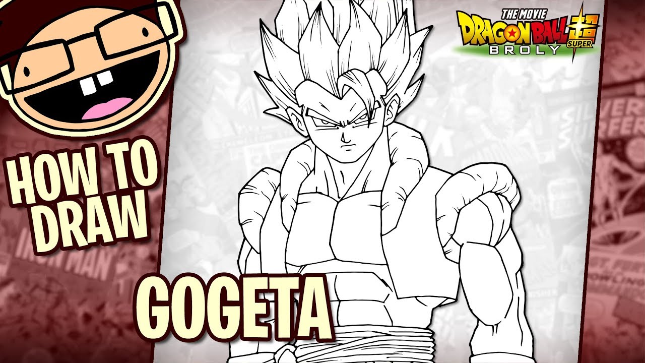 Как нарисовать ГОГЕТУ (Dragon Ball Super: Broly) | Простое пошаговое руководство с озвучкой