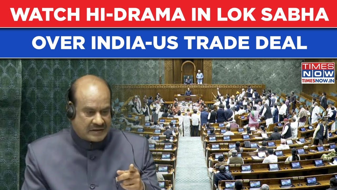 Sansad: Speaker Birla Adjourns Lok Sabha Amid ‘Surrender Modi’ Slogans| US Trade Drama Explodes?