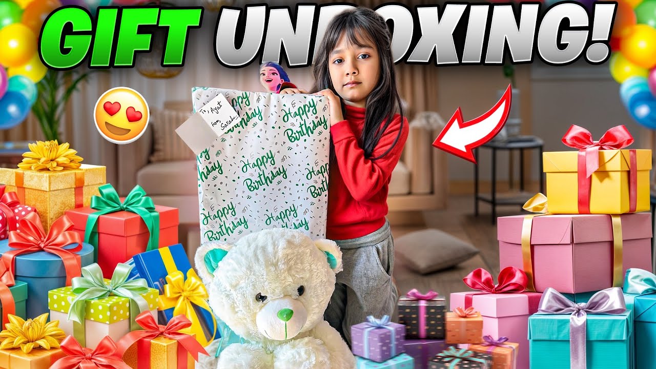 Birthday gift unboxing | Sitara yaseen vlog 