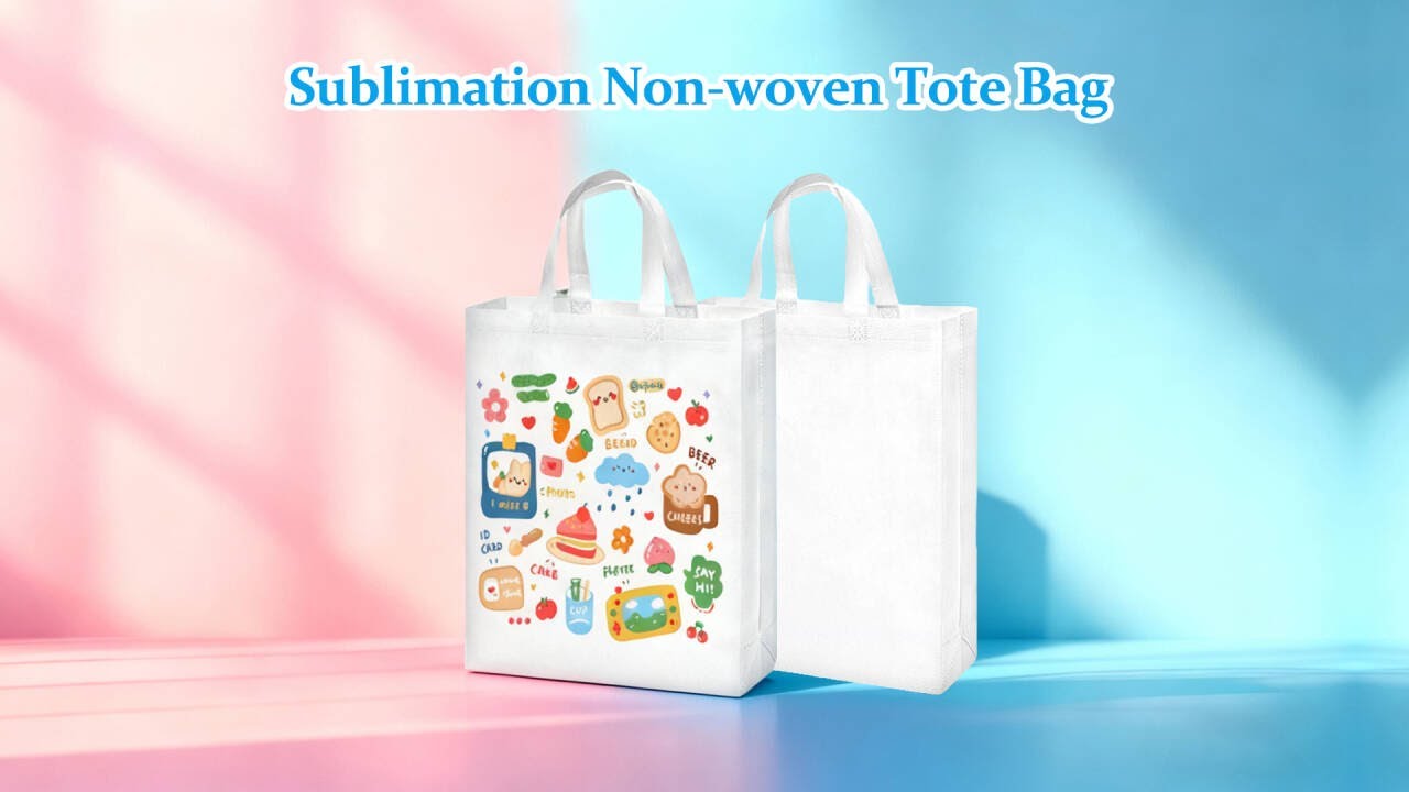 Sublimation Non-woven Tote Bag  #sublimationblanks