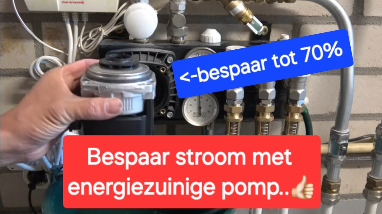Bespaar stroom met een Robot energiezuinige pomp...💶