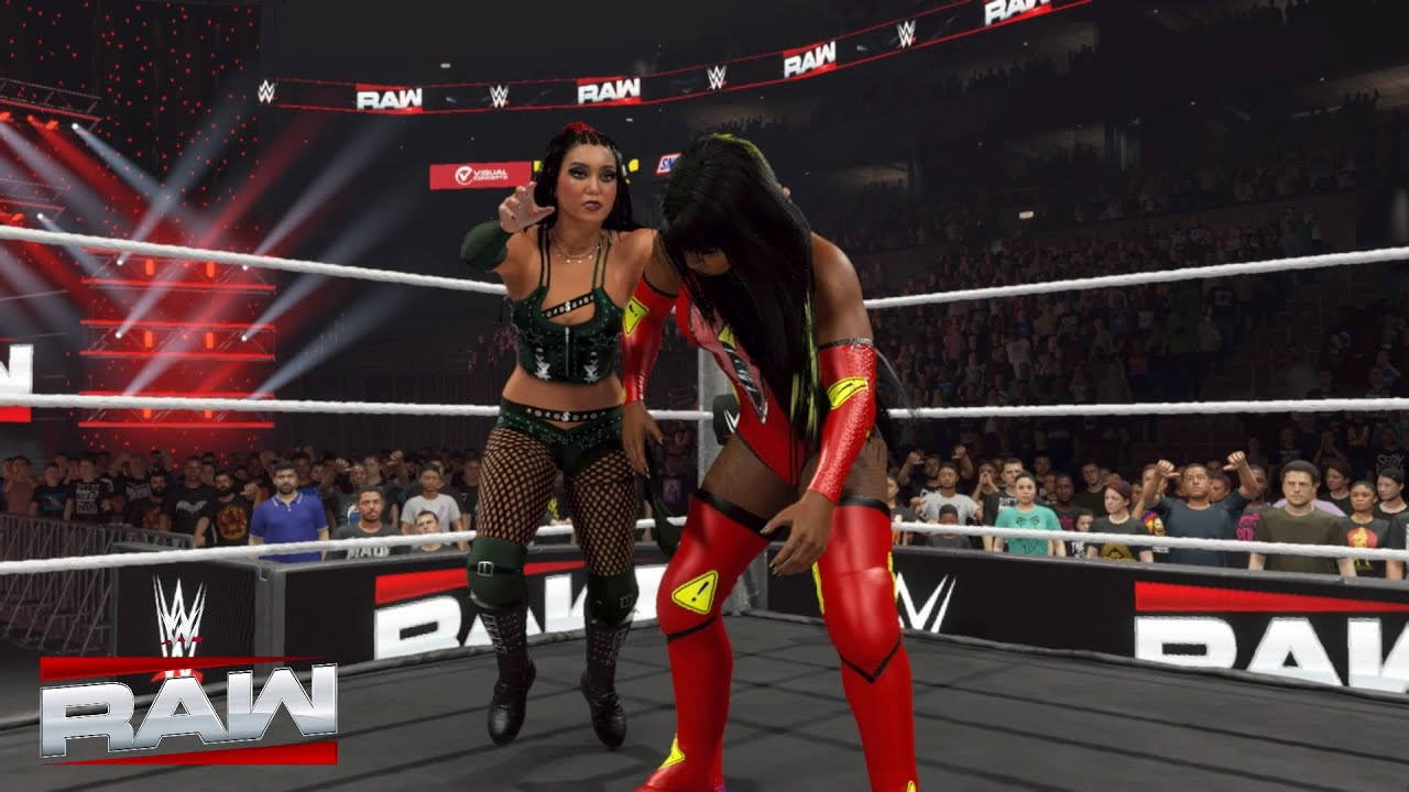 WWE 2K25 RAW - ROXANNE PEREZ VS NAOMI - MITB BRIEFCASE MATCH