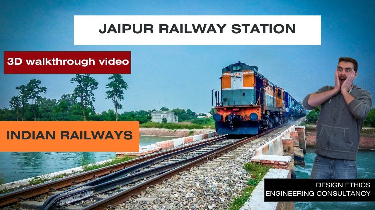 JAIPUR STATION  3D walkthrough video