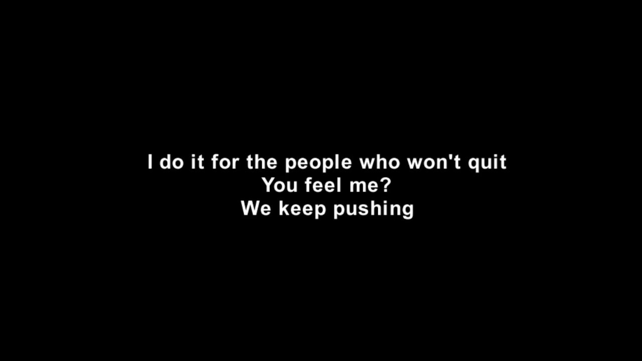 King Iso - I won't Quit Lyrics