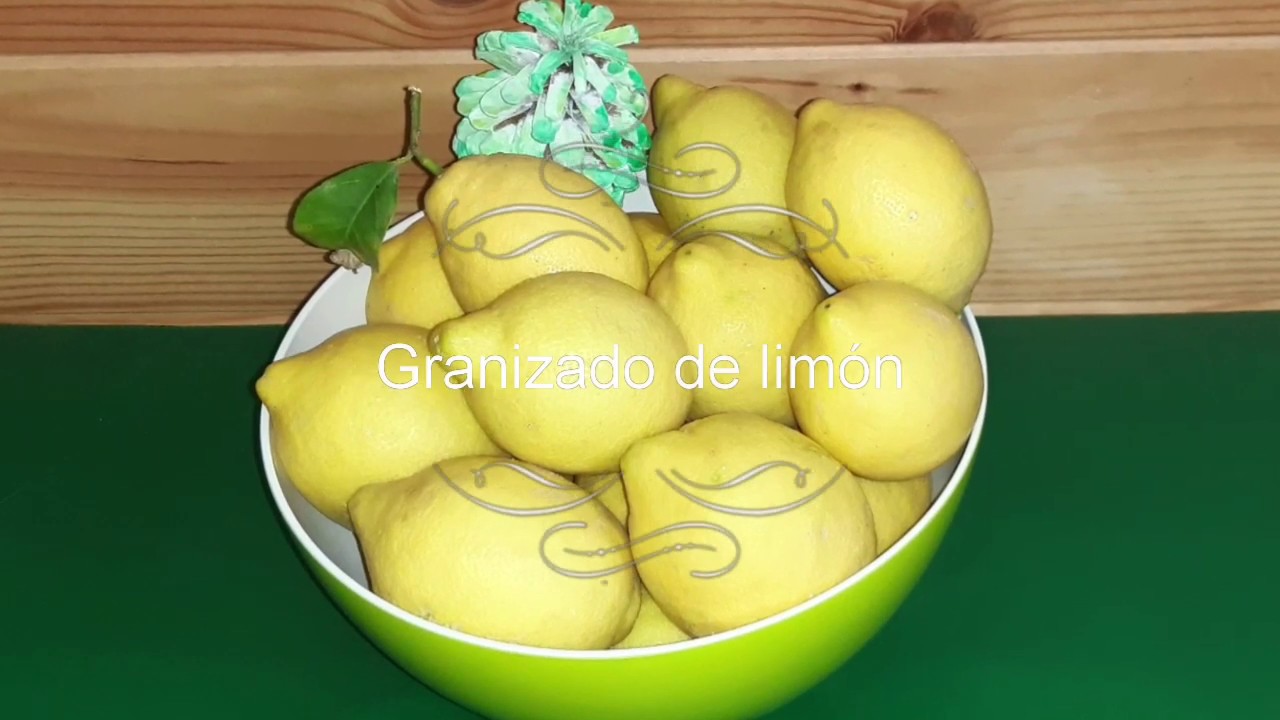 Receta granizado de limón con mambo cecotec