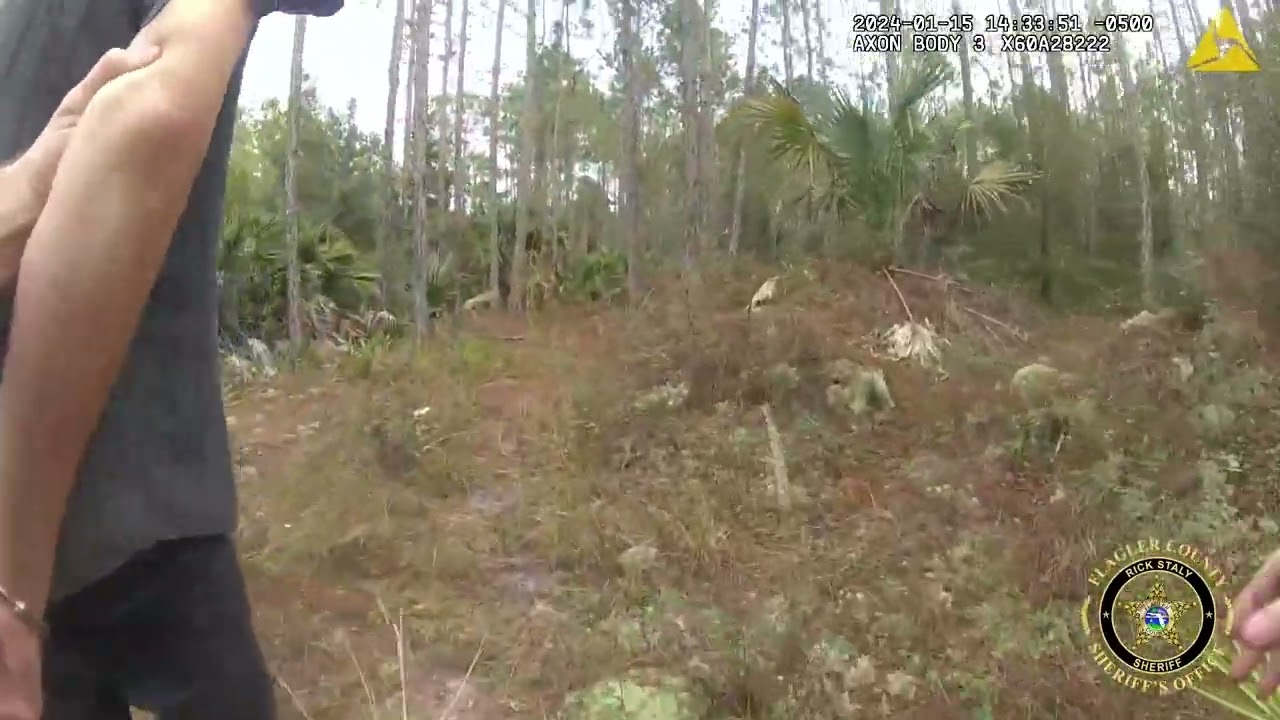 Palm Coast Man Faces Multiple Charges after Trying to Flee from Deputies | FCSO Bodycam