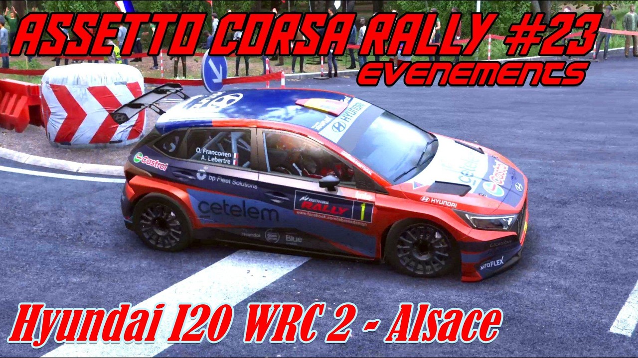 Assetto Corsa Rally #23# Evénements # Hyundai I20 WRC 2 - Alsace