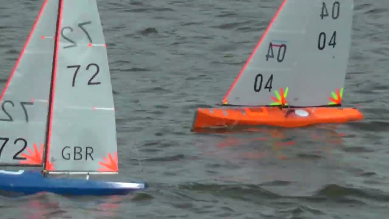 25th May IOM Racing at the Eastbourne model yacht club