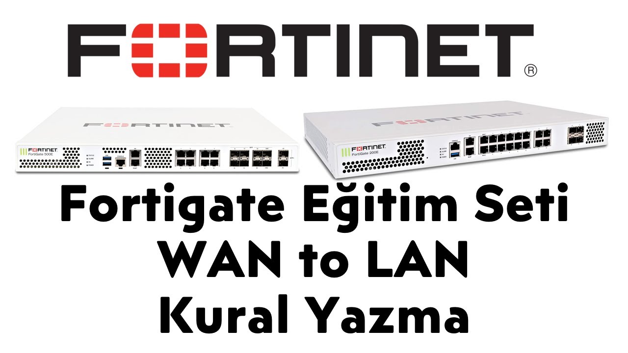 Fortigate Eğitimi | WAN to LAN Kuralı Oluşturma