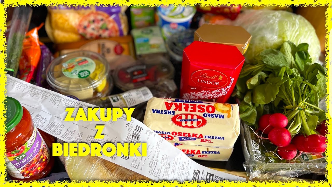 Zakupy spożywcze na cały tydzień BIEDRONKA | Szybki haul zakupowy | Co kupuje do jedzenia
