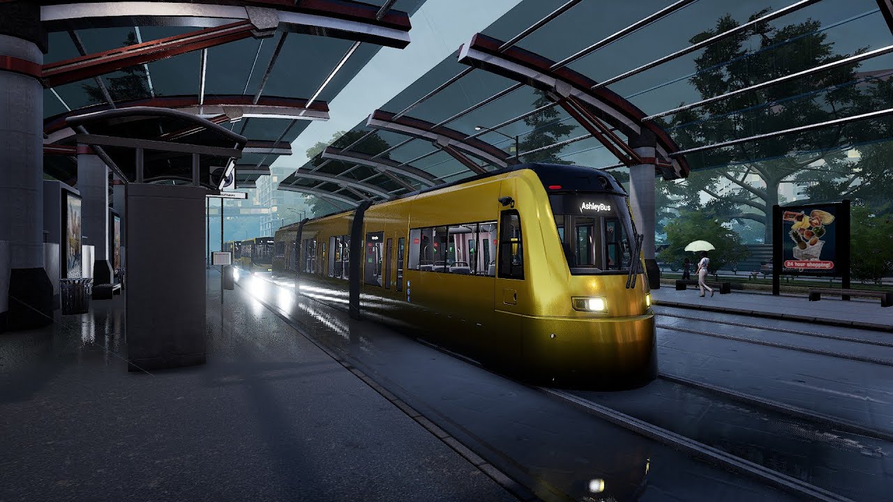 Bus Simulator 21 Driving A Tram Around Seaside Valley