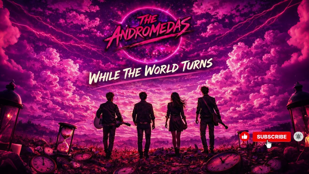 The Andromedas – While The World Turns (Official Music Video) | Indie Rock / Britpop Revival