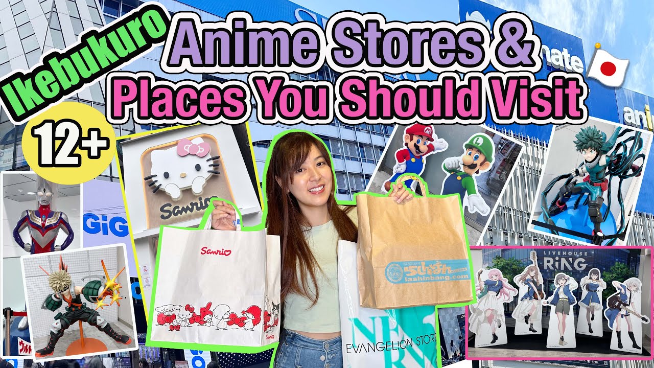 12+ Cool Anime Stores & Places To Visit in Ikebukuro🇯🇵🛍️✨