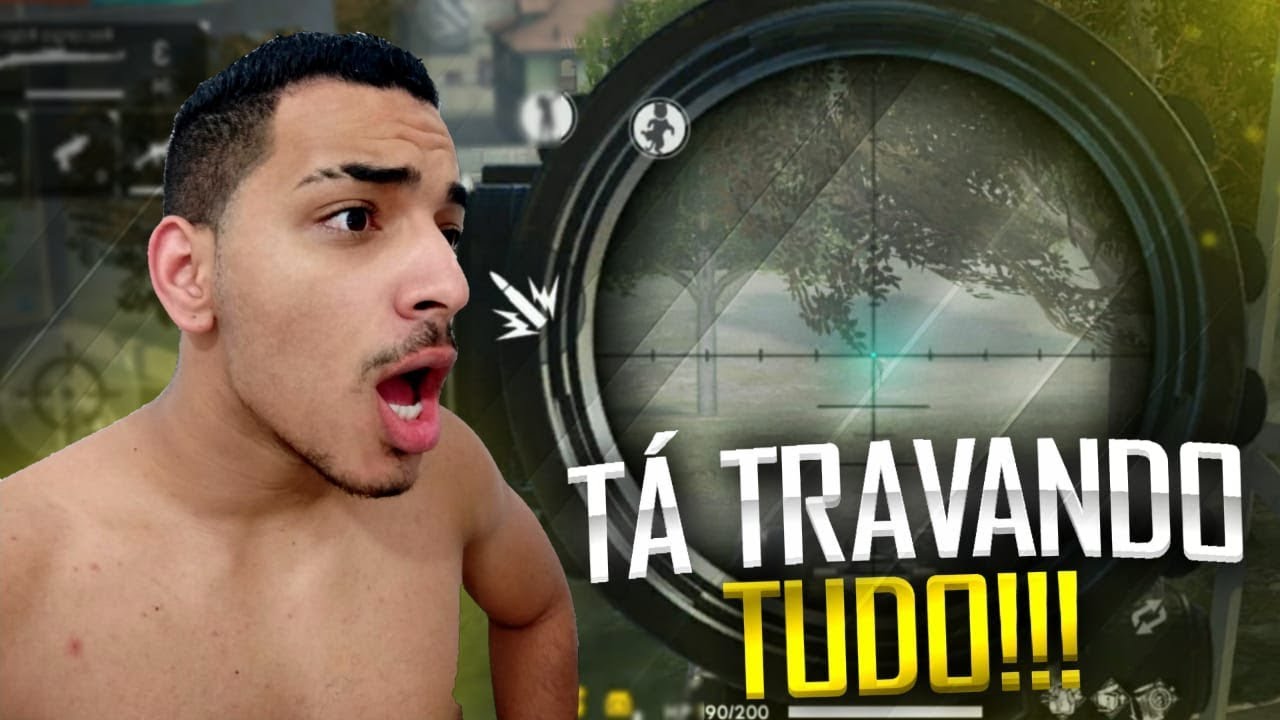DESEMPENHO DO XIAOMI MI 8 LITE NO FREE FIRE! TA TRAVANDO!