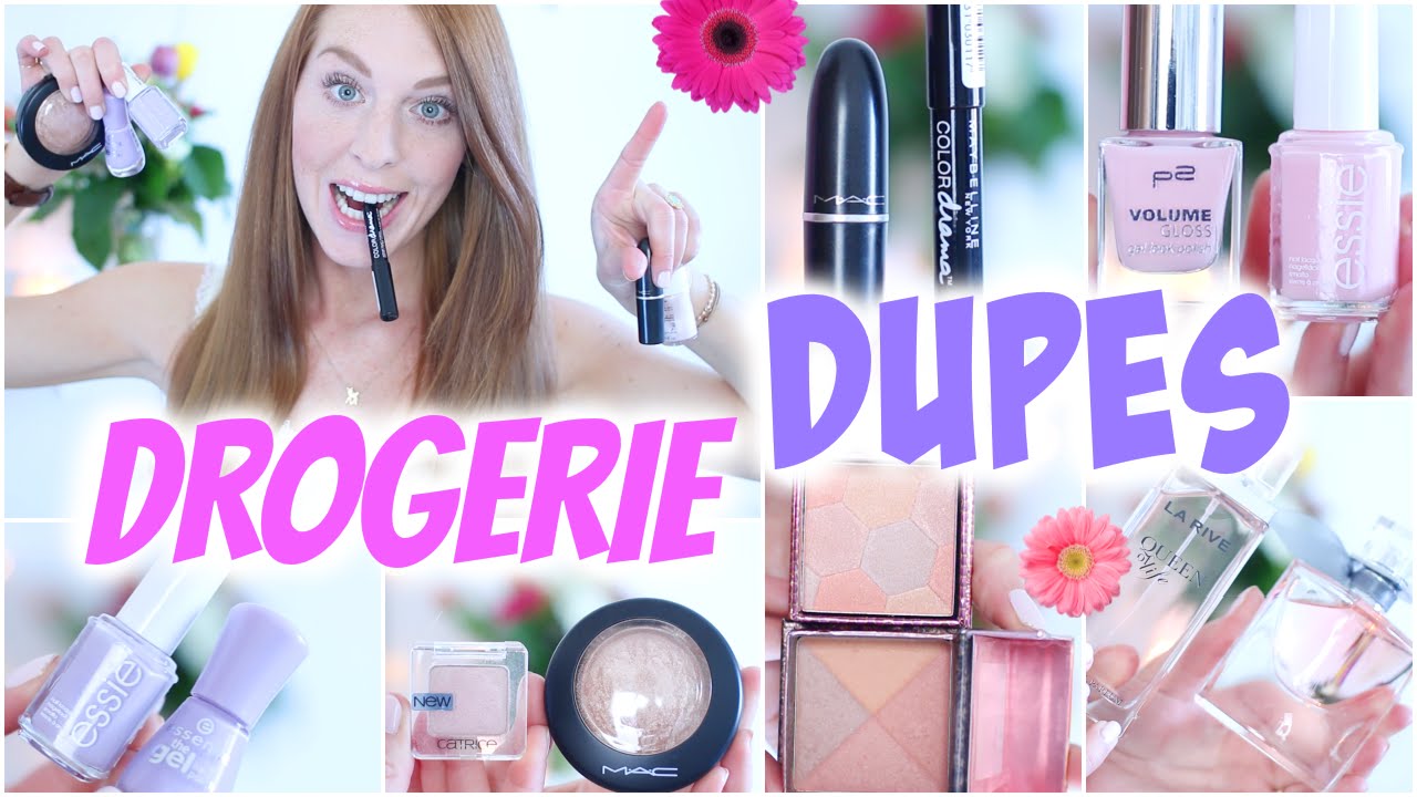8 GÜNSTIGE DROGERIE DUPES: Mac, Benefit, Essie, Lancome | LaurenCocoXO
