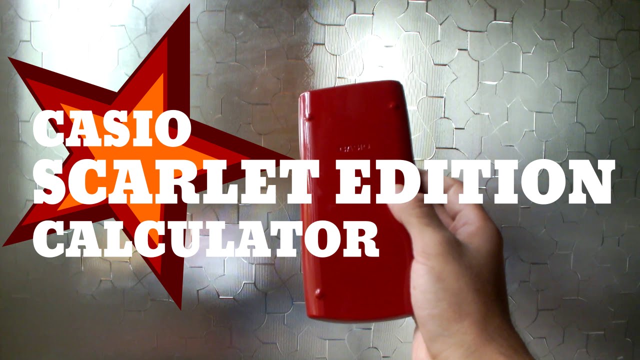 Spray Painting Tutorial - Casio Calculator: Scarlet Edition!