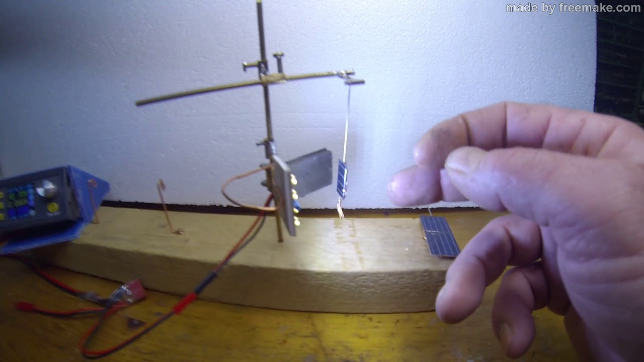 Mendocino - Motor Solar , rotor very small 1x2 cm levitation-bearing