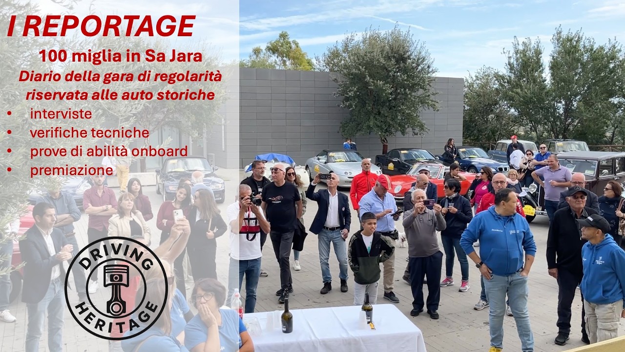 Reportage della gara di regolarità 100 miglia in Sa Jara #autoclassiche #youngtimer