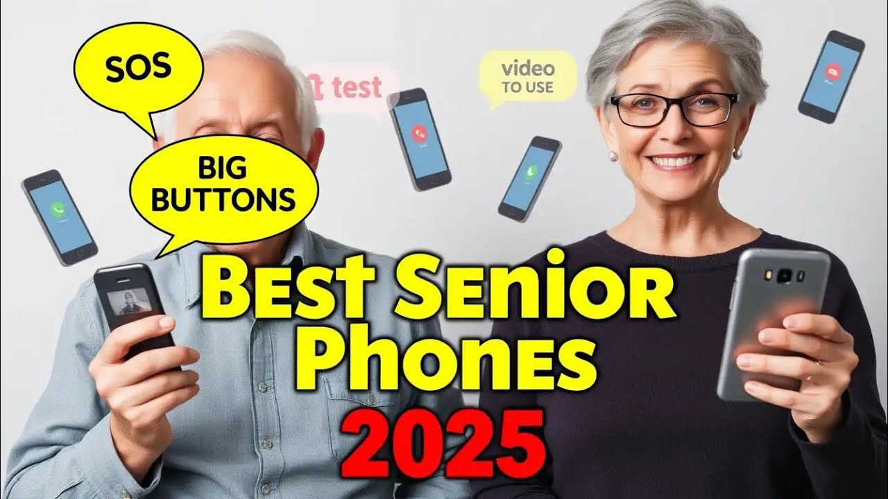 📱 Top 6 Best Phones for Seniors in 2025 &ndash; Easy to Use & Senior-Friendly! 👴👵