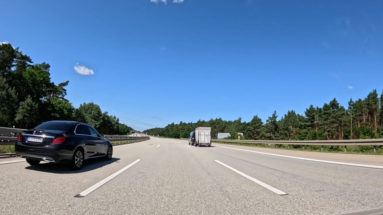 Drive in Germany | Autobahn Berlin to Hannover