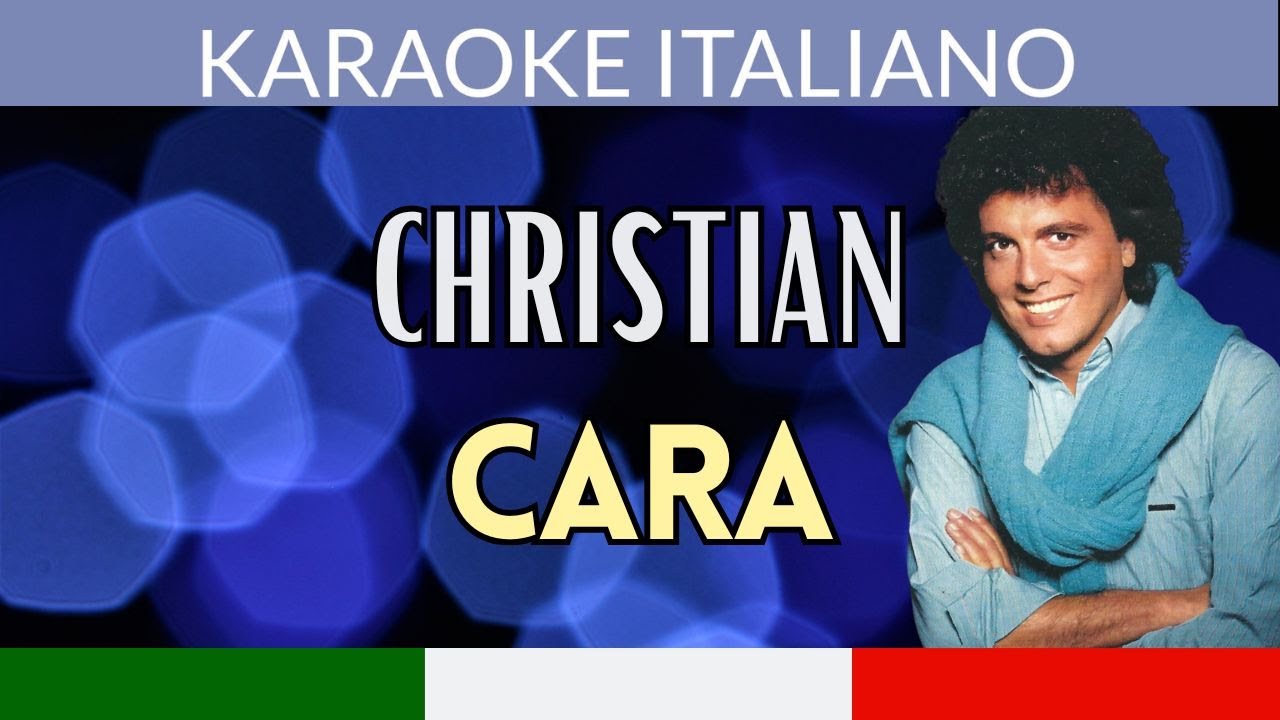 🎤 Karaoke Italiano - Christian - Cara (versione strumentale con testo)